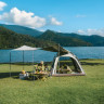 Палатка NATUREHIKE ANGO AUTOMATIC CNK2550WS010 большая, бежевая с коричневым 6975641887799